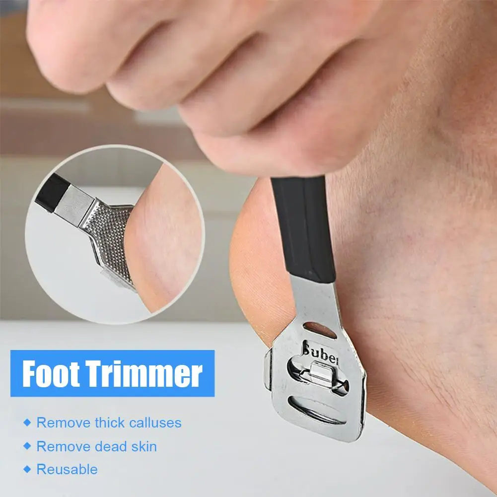 1 pcs Professional Stainless Steel Callus Remover Hand Foot File Scraper Pedicure Tools Dead Skin Remove for Heels Feet Care L0R0 - Image 4