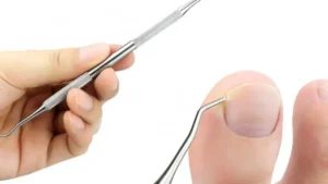 Double Side Ingrown Toe Nail Lifter File Pedicure Manicure Care Correction Tool Toe Nail Care Hook Toenails Clean Foot Care Tool