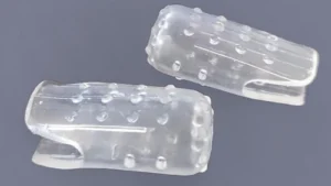 Clear Nude Breathable Toe Protectors Sleeve Big Toe Guards Toe Covers For Protection Of Ingrown Toenails