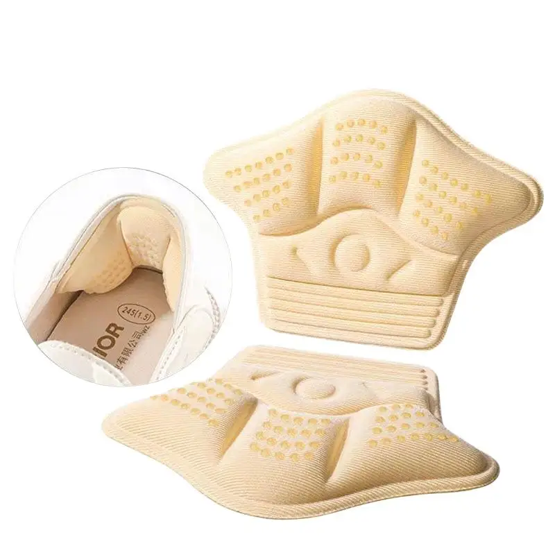 1 Pair Sneakers Insoles Foot Pain Relievers 5D Men Heel Protectors Stickers Comfort Leather Shoes Pads Care Inserts - Image 2