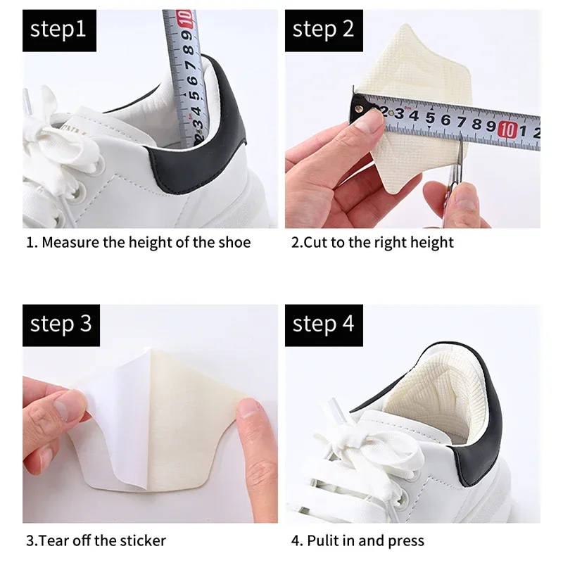 Insoles Patch Heel Pads for Sport Shoes Back Sticker Adjustable Size Antiwear Feet Pad Cushion Insert Insole - Image 4