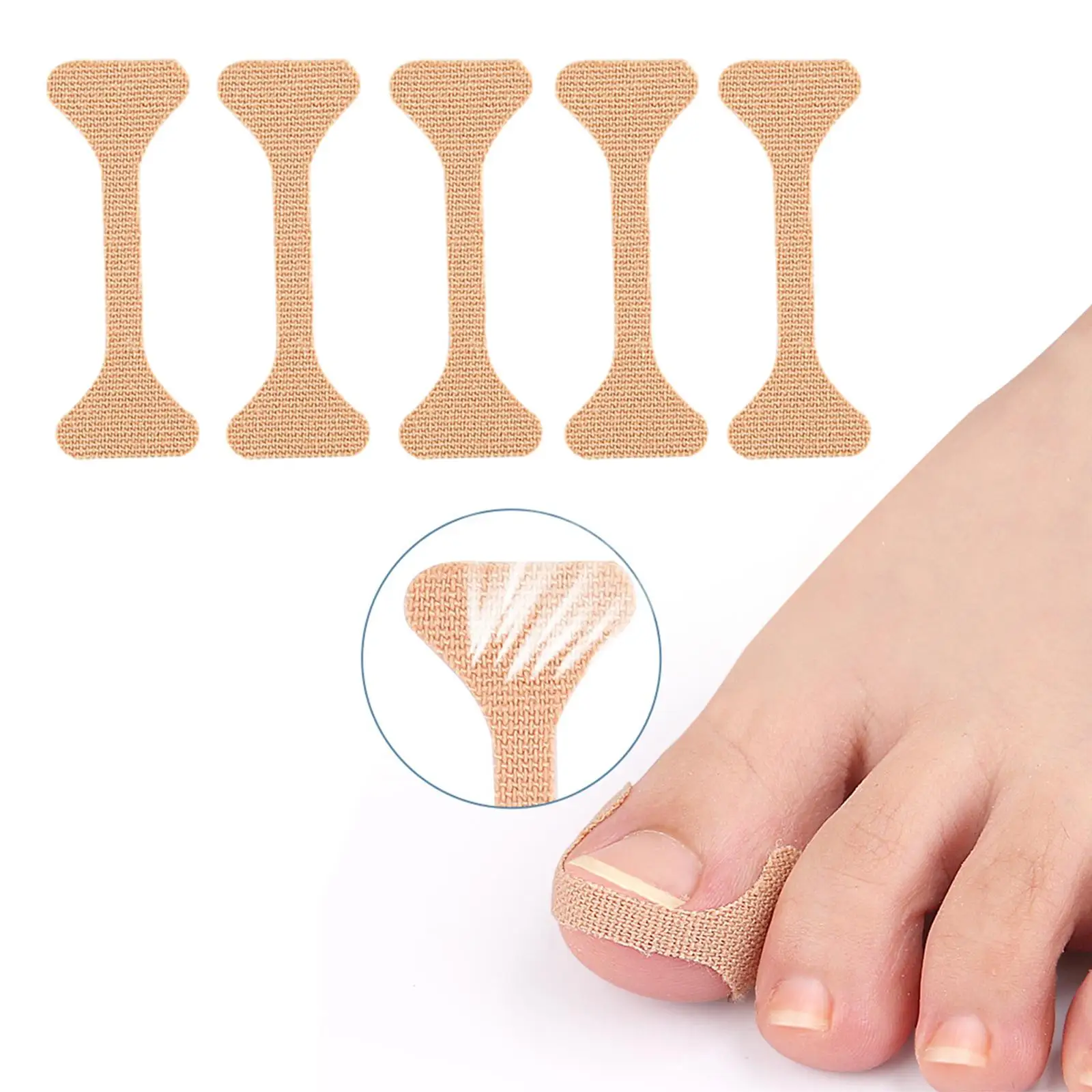 Ingrown Toenail Corrector Stickers Convenient to Use Elastic Ingrown Toenail Corrector Patch for Adults Men Women Female Male