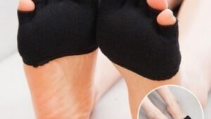Forefoot Half Invisible Open Toe Five-finger Socks