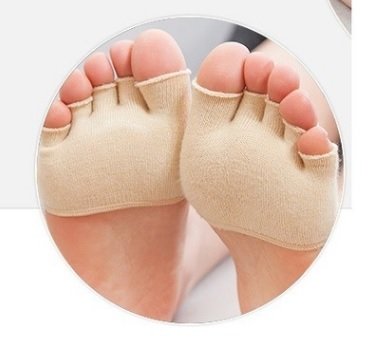 Forefoot Half Invisible Open Toe Five-finger Socks - Image 5