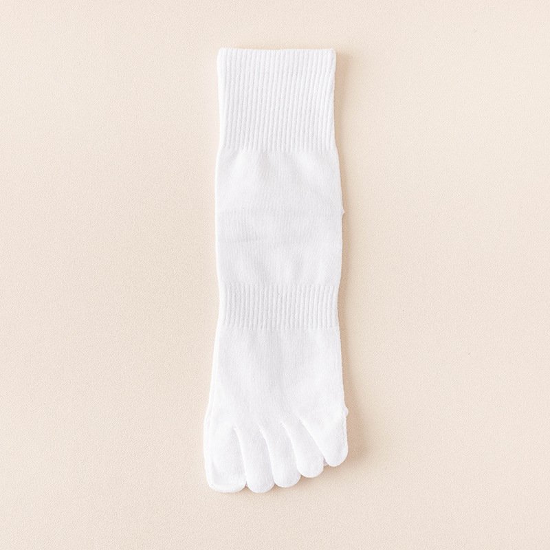 Sweat Absorbing Solid Five Toe Socks - Image 2
