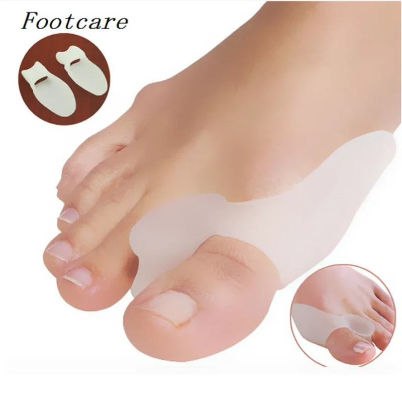 1Pair Silicone Toes Separator Bunion Bone Ectropion Adjuster Toes Outer Appliance Foot Care Tools Hallux Valgus Corrector Insole - Image 3