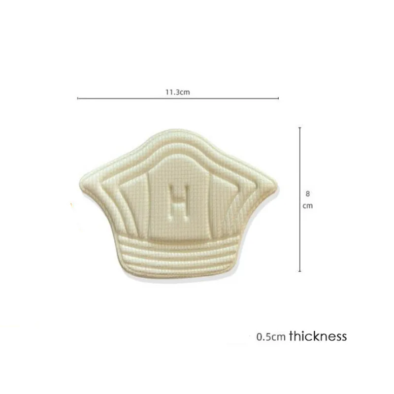 2pcs Insoles Patch Heel Pads for Sport Shoes Adjustable Size Antiwear Feet Pad Cushion Insert Insole Heel Protector Back Sticker - Image 3