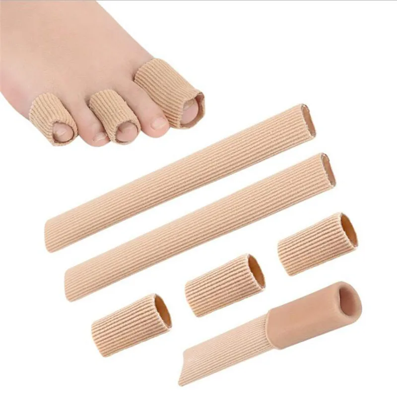 Fabric Toe Separator Finger Protector Applicator Corn Callus Remover Bunion Corrector Pain Relief Tube Forefoot Insert Soles