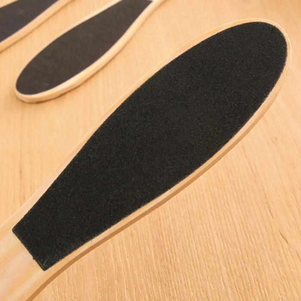 Double-sided Foot File Pedicure Tool Feet Dead Skin Coarse Callus Remover Foot Care Wood Double-sided File Pedicure Foot Tools - Image 5