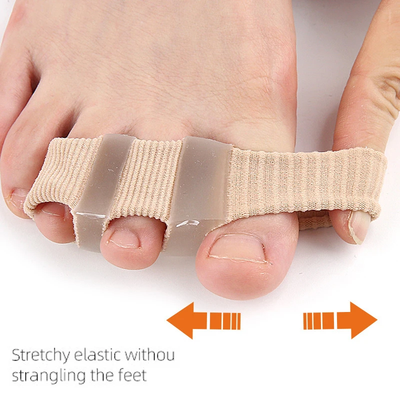 1Pcs 1/2/3/4/5 Hole Fiber Toe Corrector Thumb Valgus Bigfoot Bone Overlap Toe Separator Toe Orthotic Device Toe Straightener - Image 4
