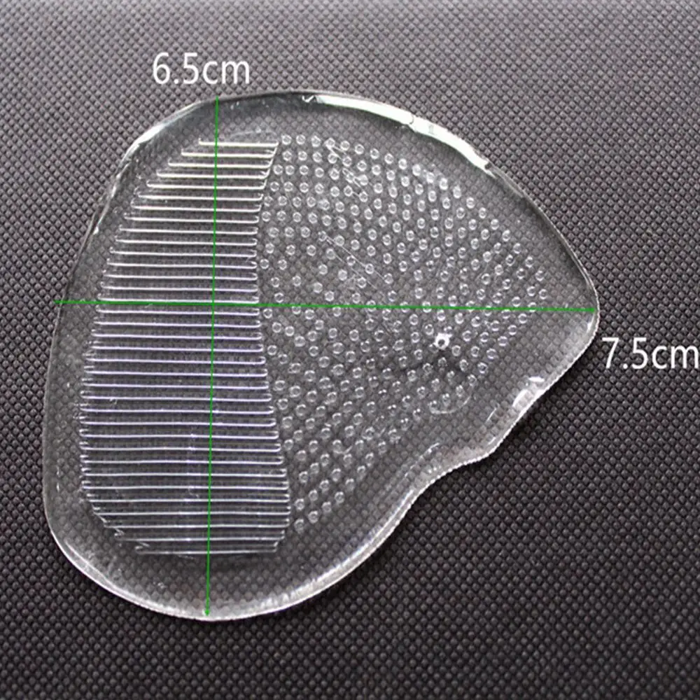 Footcare Soft Insole Elastic Insoles Foot Cushion Care 1 Pair Comfy Silicone Forefoot Shoe Pad - Image 6