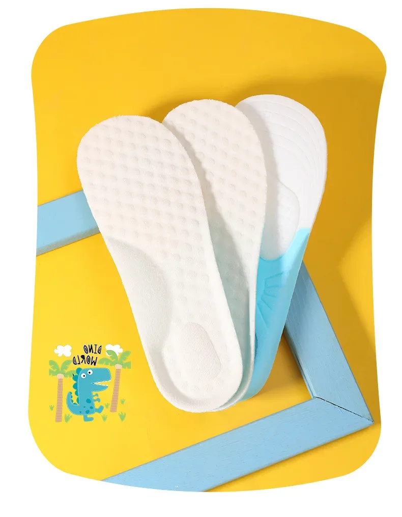 1Pair children's sports memory foam sports insole arch support orthopedic comfortable breathable pad children's sole can be cut - Image 10