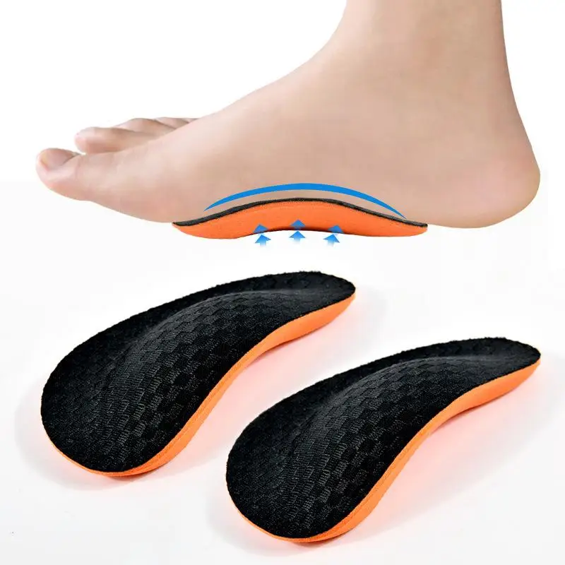 1 Pair Orthopedic Pads For Shoes EVA Flat Feet Arch Support Men Women Foot Valgus Varus Sports Insoles Shoe Inserts