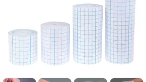 1 Roll Medical Bandage Non-woven Sterilized Wound Repair Film Dressing Skin Breathable Adhesive Bandage Tape Plaster Sticker