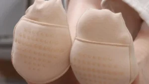 Breathable Silicon Forefoot Socks Soft Elastic Toe Socks Invisible Cotton Hosiery Summer