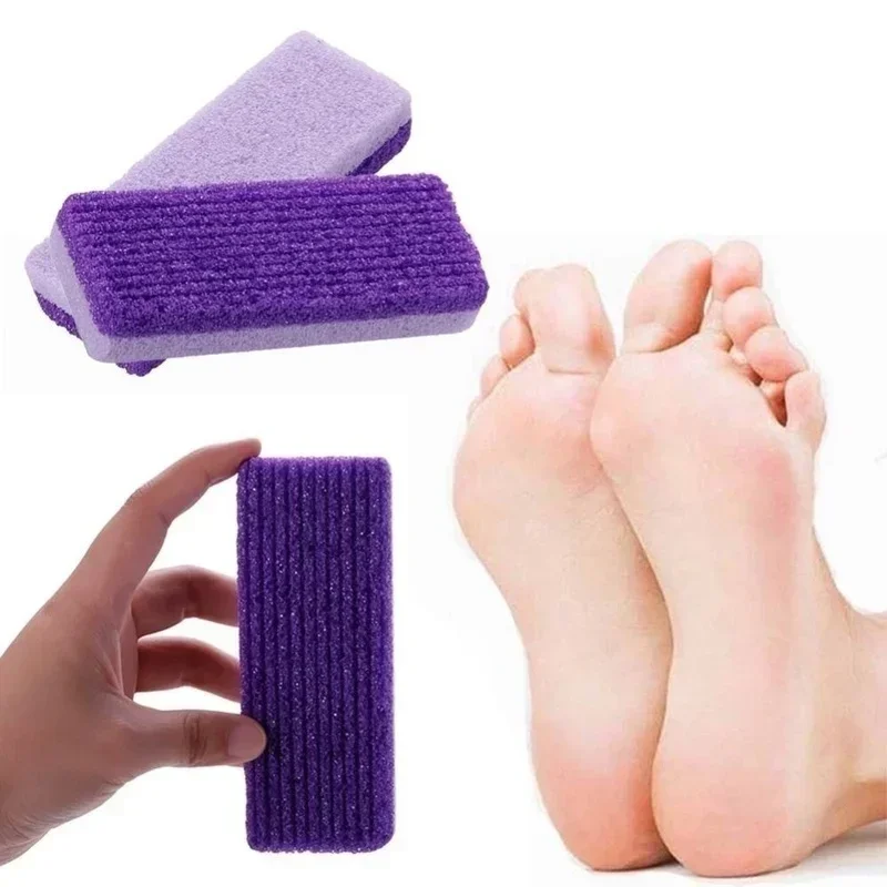 Fashion Double-sided Horny Foot Massage Tool Foam Double-sided Grindstone Pumice Foam Glass To Remove Dead Skin