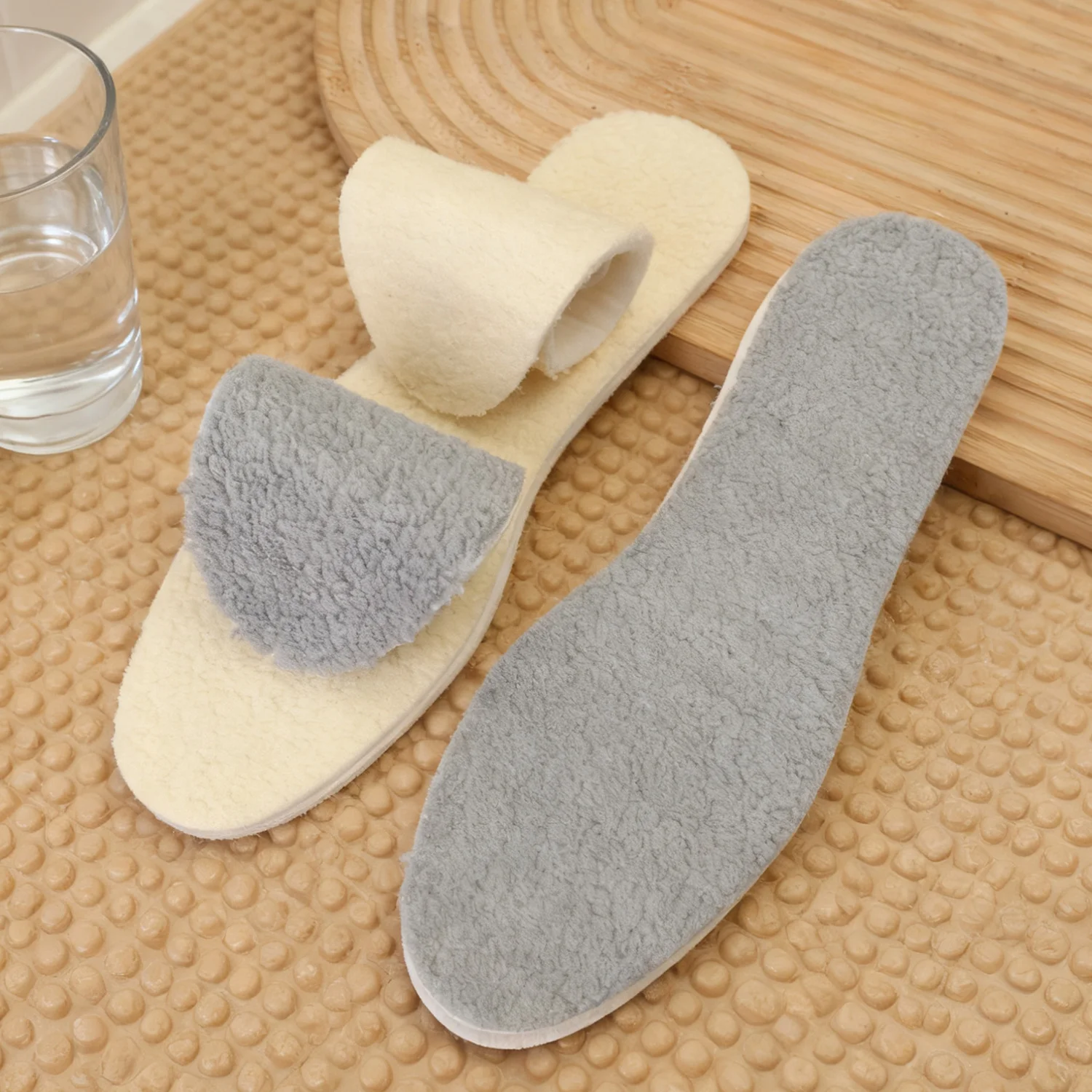 1/2Pairs Winter Lamb Fleece Warm Insoles Self Heated Thermal Shoe Pads Women Men Adjustable Sports Thicken Boots Inserts Insoles - Image 6