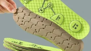 1Pair Men Women Soft Breathable Sports Cushion Inserts Sweat-absorbing Deodorant Orthopedic Shoe Sole Foot Acupressure Insole