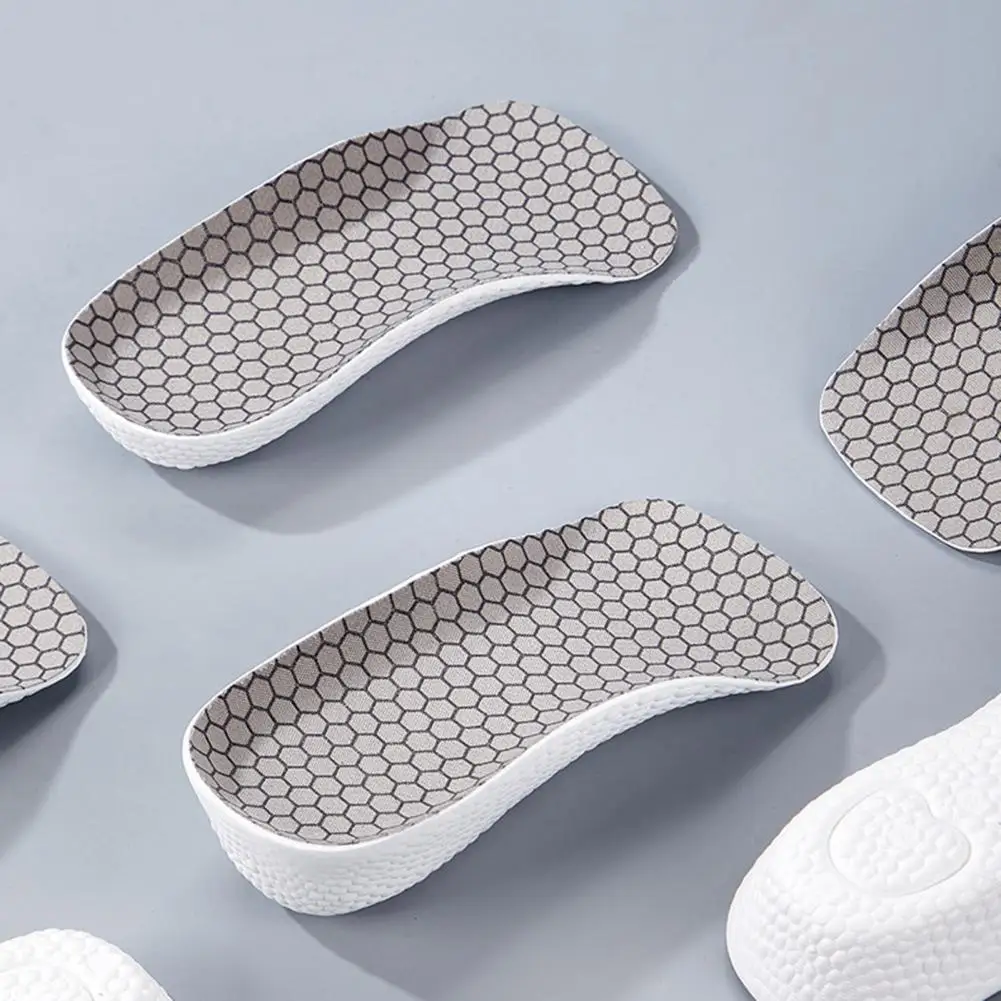 Height Increasing Insoles 2-4cm Lift Pads Soft Breathable Odor Control Non-Slip 3/4 Invisible Insole For Sneakers Boots - Image 2