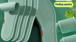 Cotton Bamboo Charcoal Insoles Soft Bottom Elastic Net Eye Anti-Odor Insoles Artemisia Infused Aromatic Breathable Insole