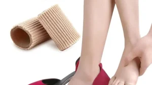1Pcs Durable 15cm Toe Gel Tube Silicone Soft Finger Protector Cover Pads Insoles Fabric Tube Sleeve Foot Care Pedicure