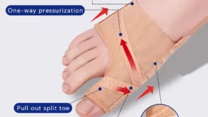 1pair Big Toe Separator Bunion Corrector Hallux Valgus Correction Device Bone Thumb Orthopedic Forefoot Pad Foot Straightener