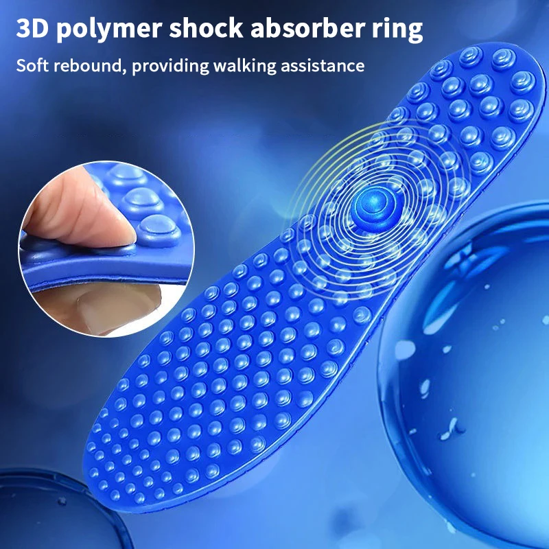 Finger Pressure Board Massage Insole Relieve Foot Fatigue Shoes Insoles Men Woman Shoe Pads Soft Sports Casual Shoes Sole 1Pair - Image 4