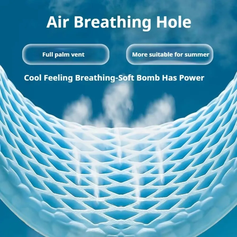 Comfortable Shock Absorption Mesh Breathable Insoles Sweat Absorb High-elasticity Cool Insole Memory Foam Shock Absorption - Image 2