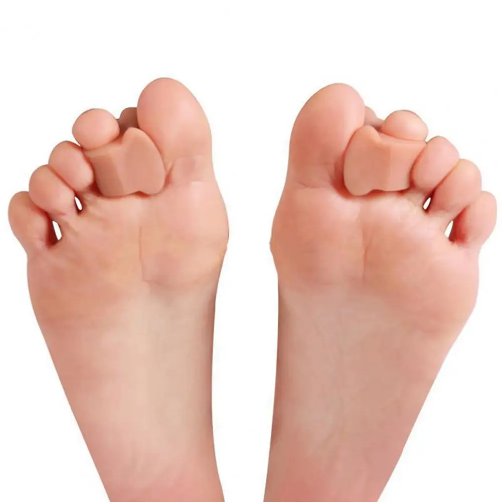 1 Pair Silicone Toe Separator Straightener Bunion Spacers Corrector Hallux Valgus Relief Correction Orthopedic Foot Care Tool - Image 3