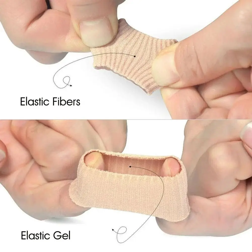 1Pcs Durable 15cm Toe Gel Tube Silicone Soft Finger Protector Cover Pads Insoles Fabric Tube Sleeve Foot Care Pedicure - Image 3