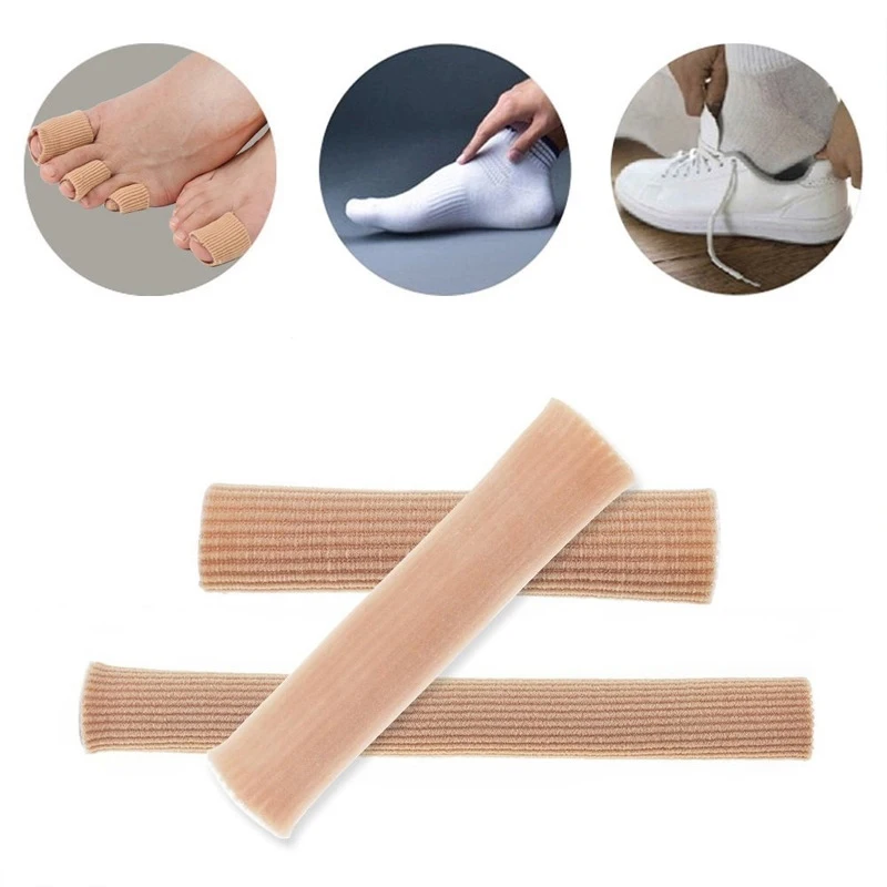 1pc Feet Corrector Finger Corrector Insoles Fabric Gel Silicone Tube Bunion Toes Fingers Separator Divider Protector Calluses - Image 4