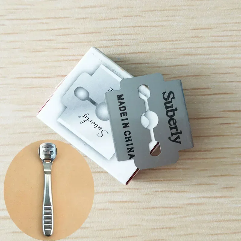 10Pcs/box Safety Replacement Blade Dead Skin Corn Remover Stainless steel Nail Art Pedicure Blades Foot Care Tool - Image 3