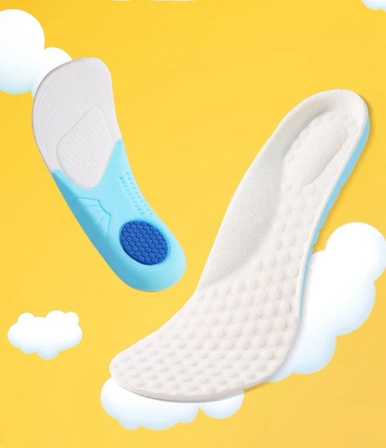 1Pair children's sports memory foam sports insole arch support orthopedic comfortable breathable pad children's sole can be cut - Image 7