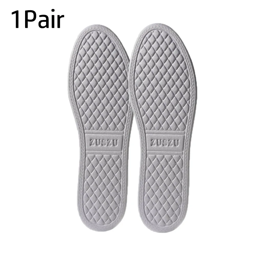 1pair Absorb-Sweat Absorb-Sweat Shoes Pads Mesh Breathable Feet Care Orthopedic Insoles Light Weight Absorb-Sweat Technology - Image 2
