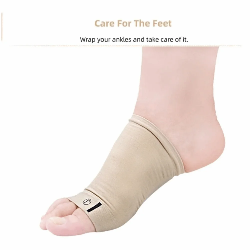 Durable Silicone Arch Flat Foot Cover Stress Relief Elastic Athletic Foot Pads Reusable Orthotic Devices Foot Care - Image 3