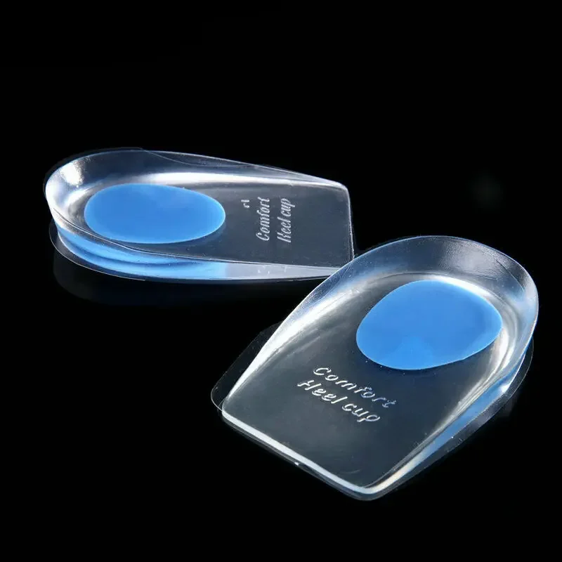 Soft Silicone Gel Insoles for Heel Spurs Pain Foot Cushion Foot Massager Care Half Heel Insole Pad Height Increase Tools - Image 4