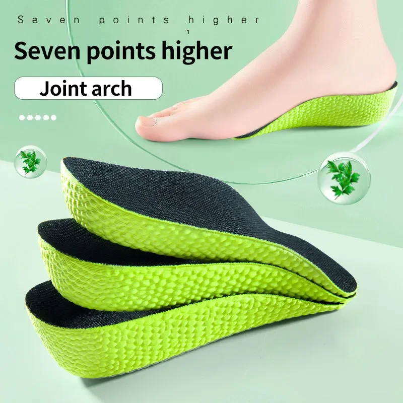 For Men Women Shoes Flat Feet Arch Support Orthopedic Insoles Memory Foam Height Increase Insoles