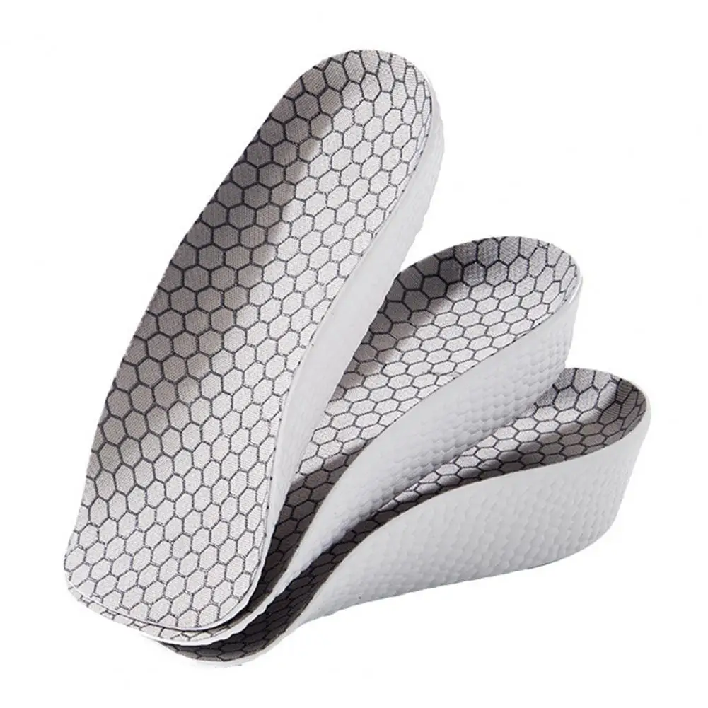 Height Increasing Insoles 2-4cm Lift Pads Soft Breathable Odor Control Non-Slip 3/4 Invisible Insole For Sneakers Boots - Image 5