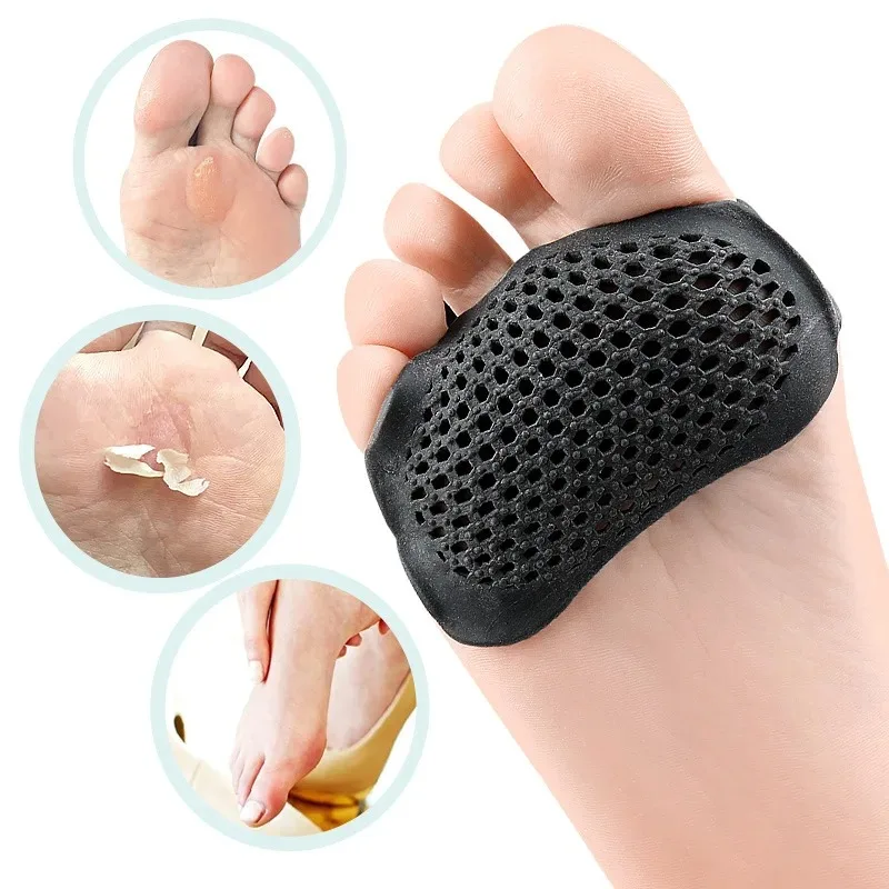 2pcs Silicone Metatarsal Pads Toe Separator Pain Relief Foot Pads Orthotics Foot Massage Insoles Forefoot Socks Foot Care Tool - Image 6