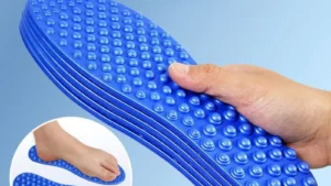 Men & Women Soft Shoe Pads, Finger Pressure Massage Sports Insoles, Relieves Foot Fatigue, for Casual Footwear, 1 Pair.