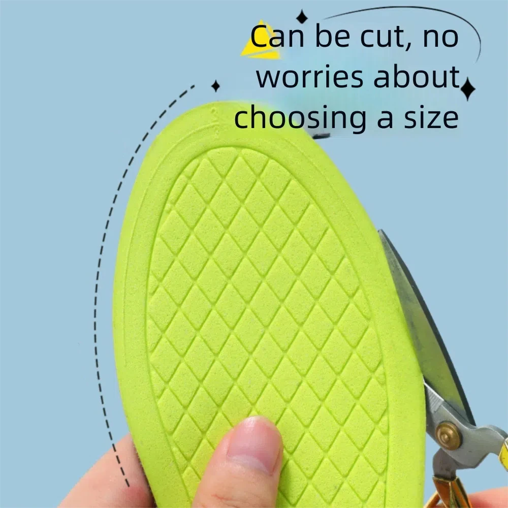 1pair Absorb-Sweat Absorb-Sweat Shoes Pads Mesh Breathable Feet Care Orthopedic Insoles Light Weight Absorb-Sweat Technology - Image 5