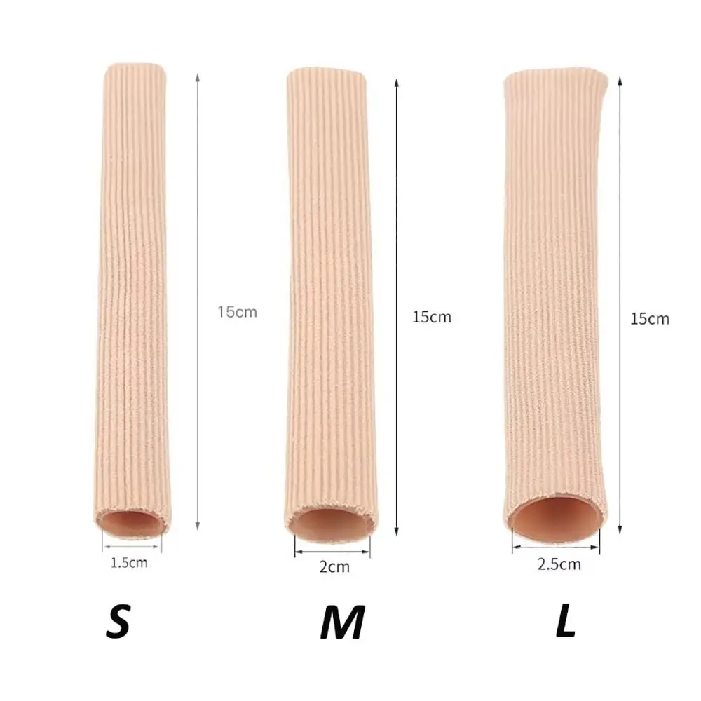 1 Pcs New 15cm Toe Gel Tube Silicone Soft Finger Protector Cover Fabric Pads Insoles Tube Sleeve Foot Care Pedicure - Image 6