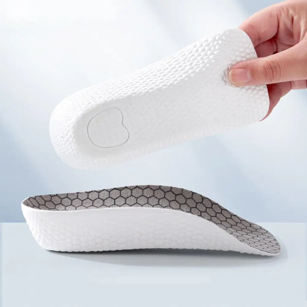 Invisible Height Lift Insoles 2-4cm Soft Cushioned Breathable Non-Slip 3/4 Length Odor Control Pads for Sneakers Boots Shoes - Image 8