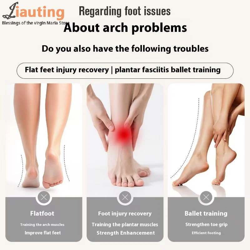 1 PC Foot Arch Trainer Improve Toe Power Ballet Dance Toe Training Device Toe Muscle Strengthener Muscle Power Exercise Equipment - Image 6