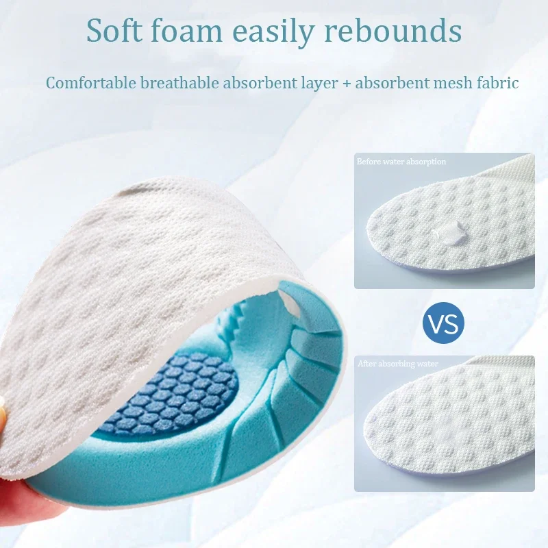 1Pair children's sports memory foam sports insole arch support orthopedic comfortable breathable pad children's sole can be cut - Image 3
