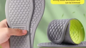 1pair Absorb-Sweat Absorb-Sweat Shoes Pads Mesh Breathable Feet Care Orthopedic Insoles Light Weight Absorb-Sweat Technology