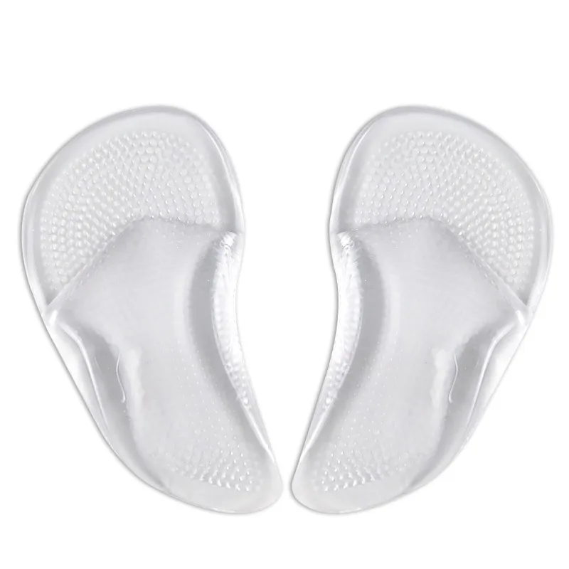 Gel Arch Orthotics Mat 3/4 Arch Support Pad Flat Feet Flatfoot Orthopedic Insoles Inserts Corrector Foot Care Tool 2Pcs