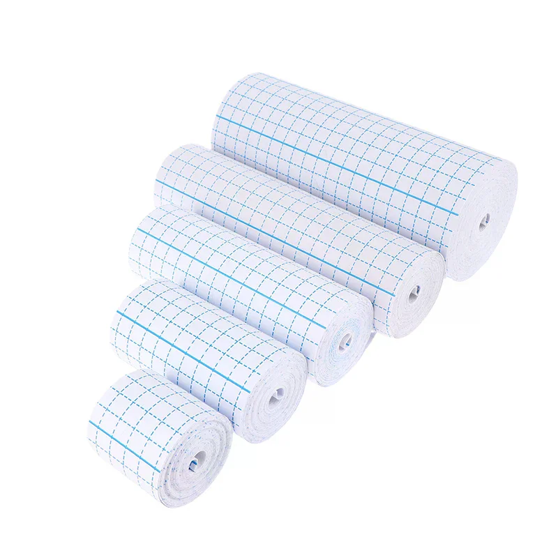 1 Roll Medical Bandage Non-woven Sterilized Wound Repair Film Dressing Skin Breathable Adhesive Bandage Tape Plaster Sticker - Image 4