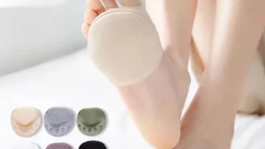 Five-toe Forefoot Pads for Women High Heels Half Insoles Summer Thin Breathable Ice Silk Invisible No Show Socks Insoles