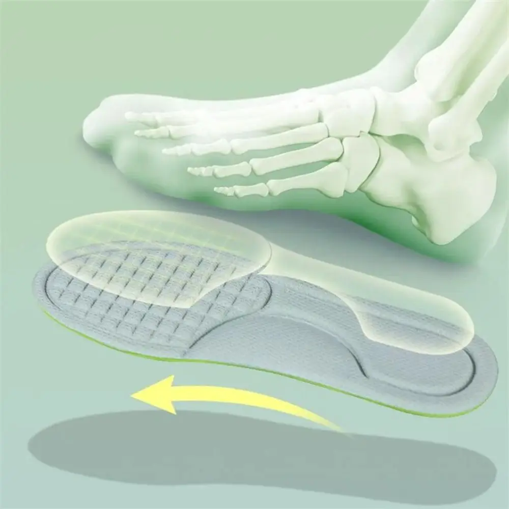 4PCS Comfortable Odorproof Sport Insole Breathable AbsorbSweat Feet Orthopedic Shoe Sole Memory Foam Insoles Men Women - Image 5